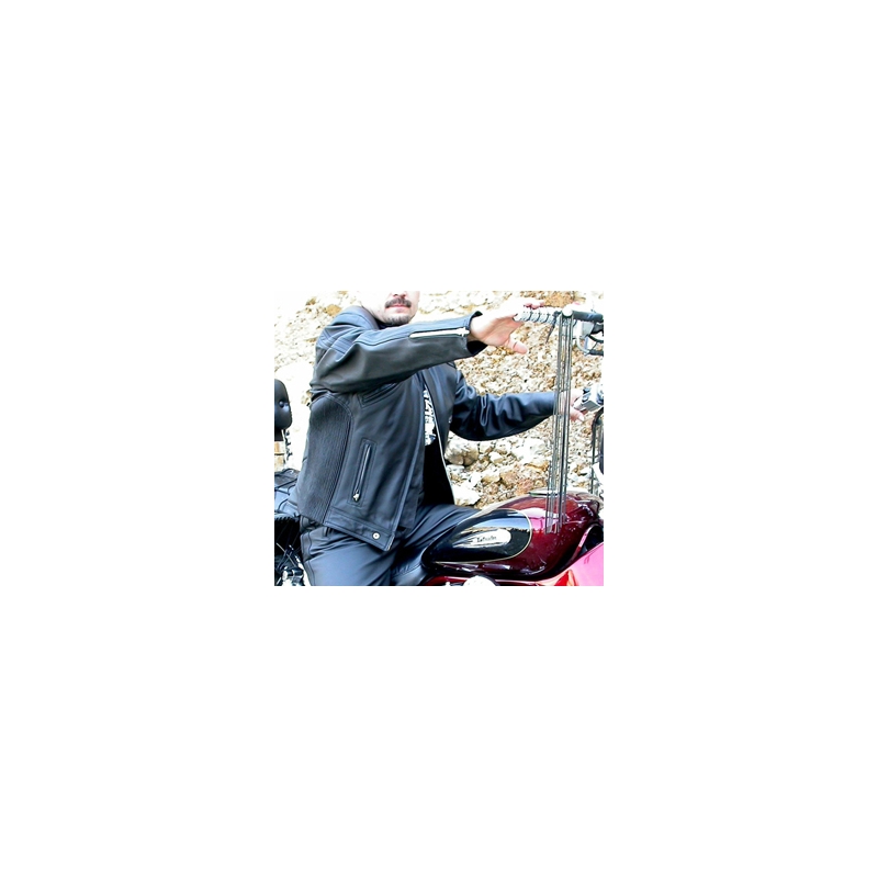 Chopper motocykl skórzana kurtka męska Fn-