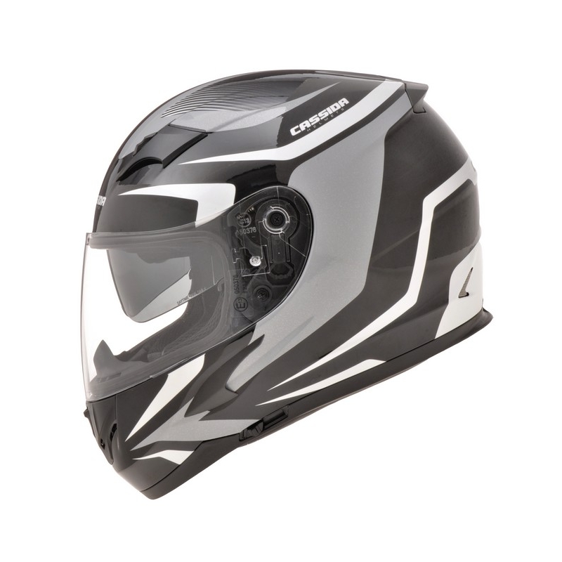 Integralny kask motocyklowy Cassida Integral 2.0 czarno-biało-szary wyprzedaż