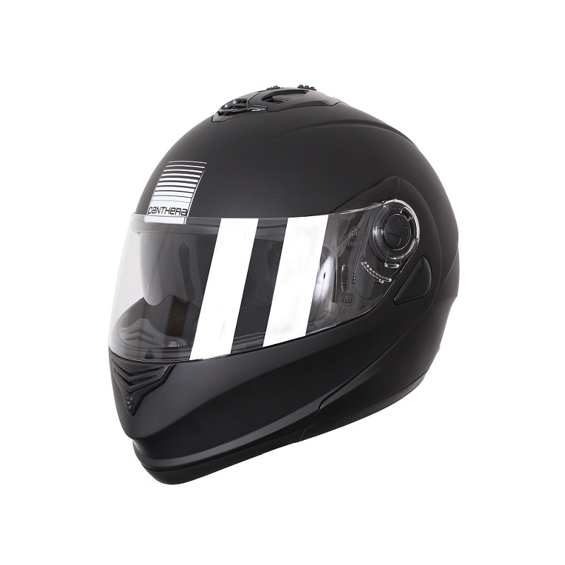 Kask na motocyklu zwałowania Panthera ST06 czarny mat wyprzedaż