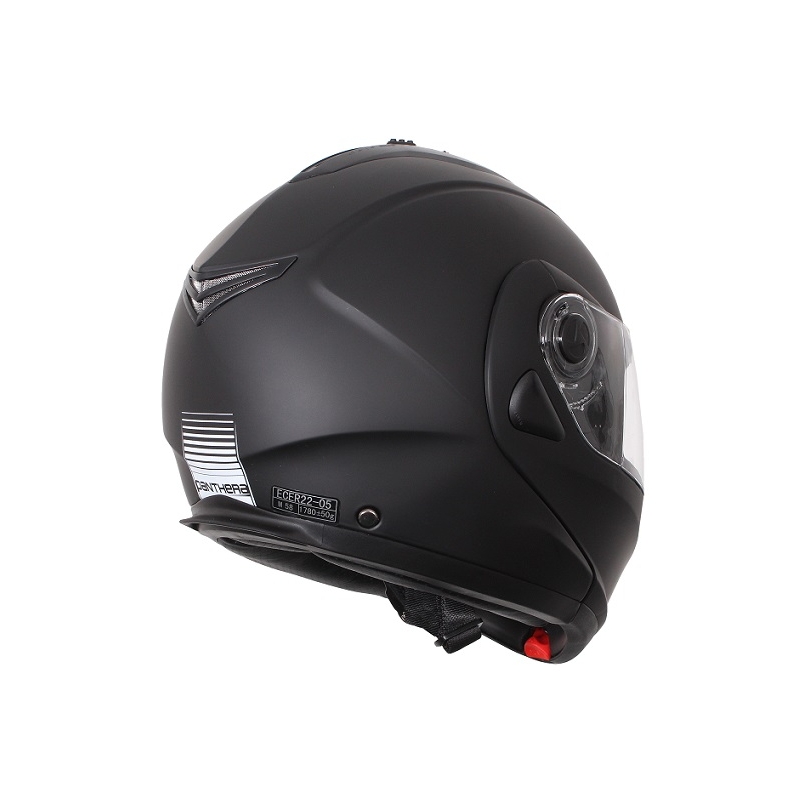 Kask na motocyklu zwałowania Panthera ST06 czarny mat wyprzedaż
