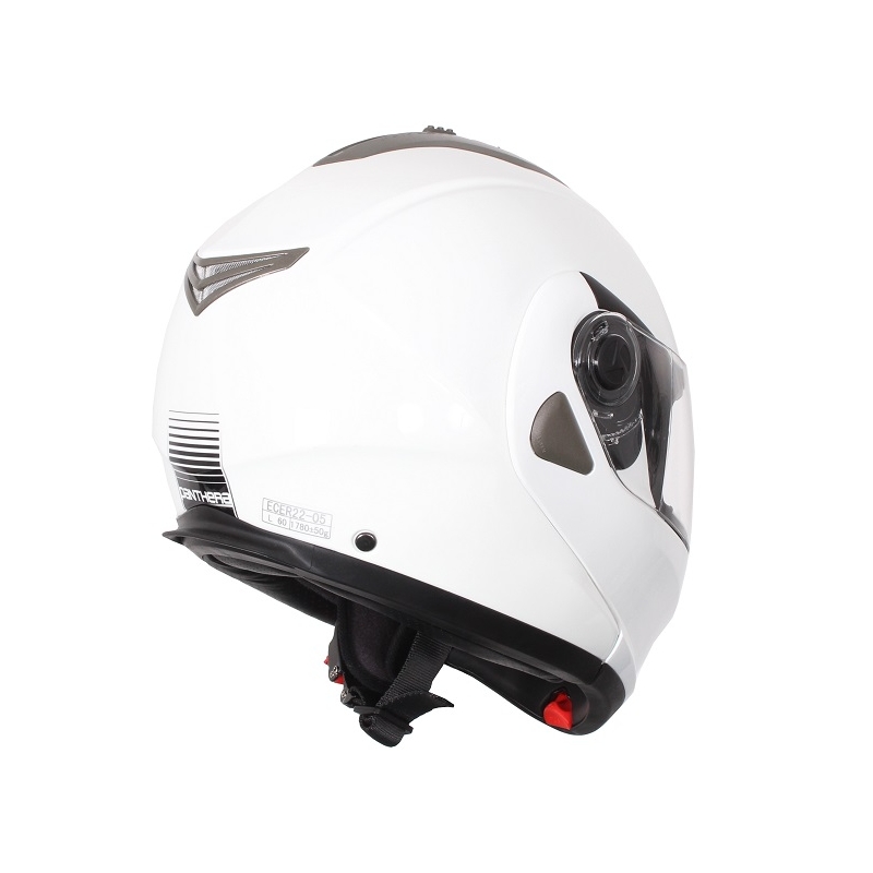 Kask na motocyklu zwałowania Panthera ST06 Biały