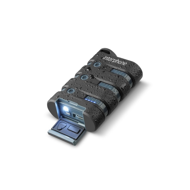 Wodoodporna zapasowa bateria Interphone PWB9000 z USB wyjściem