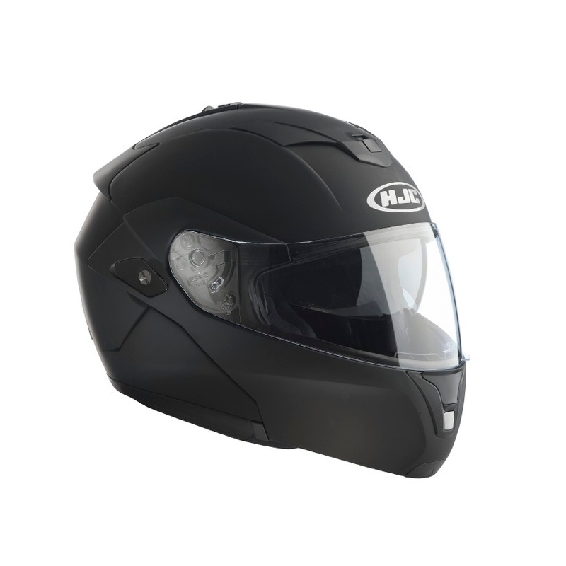 Szczękowy kask motocyklowy HJC SY-MAX 3 Rubbertone czarny matowy wyprzedaż