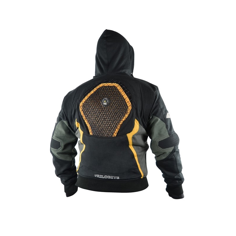 Bluza z ochraniaczami na motocykl Trilobite 761 Illenius czarno-żółta