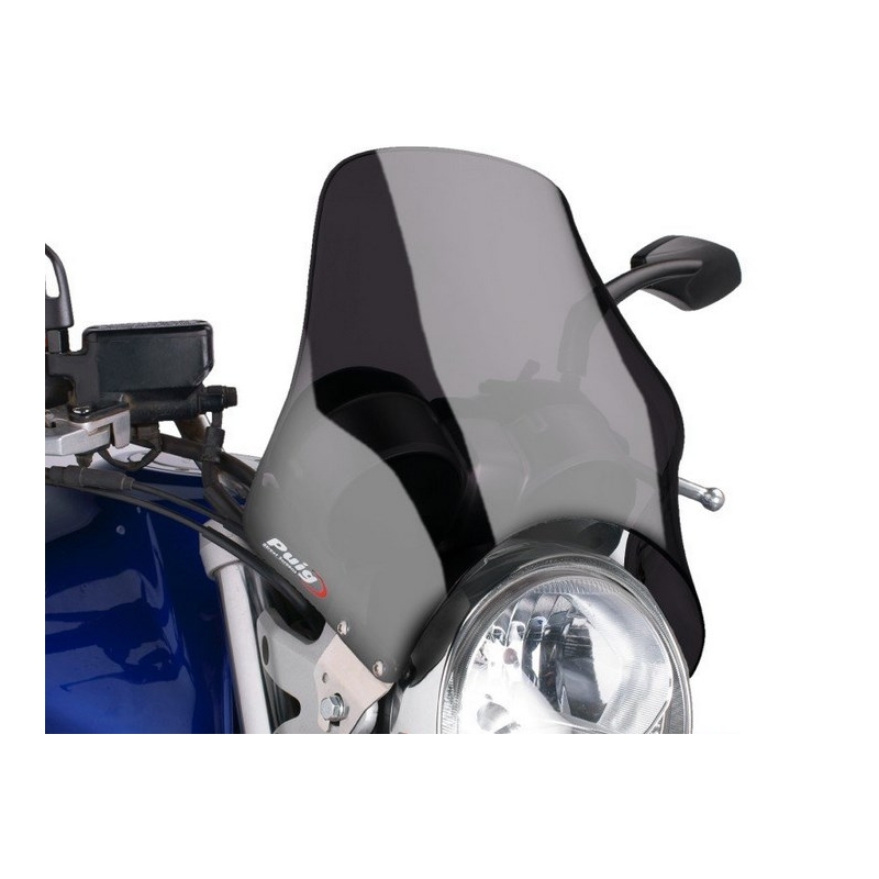 Windshield PUIG NAKED dark smoke universal