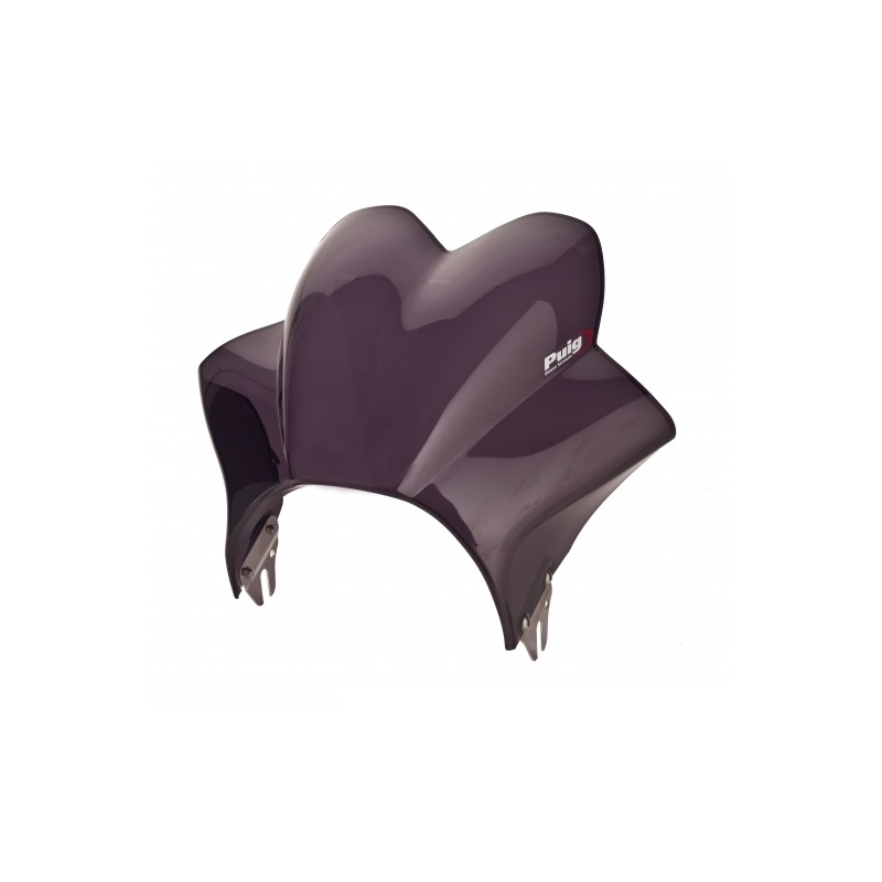 Windshield PUIG WAVE dark smoke universal