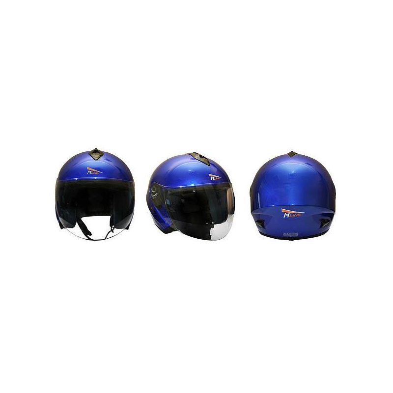 Otwarty motocykla kask z pleksi M-Line V510