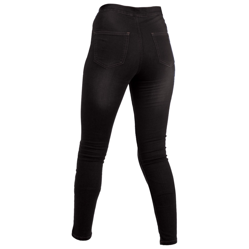 Damskie legginsy Oxford Jeggings czarne skrócone