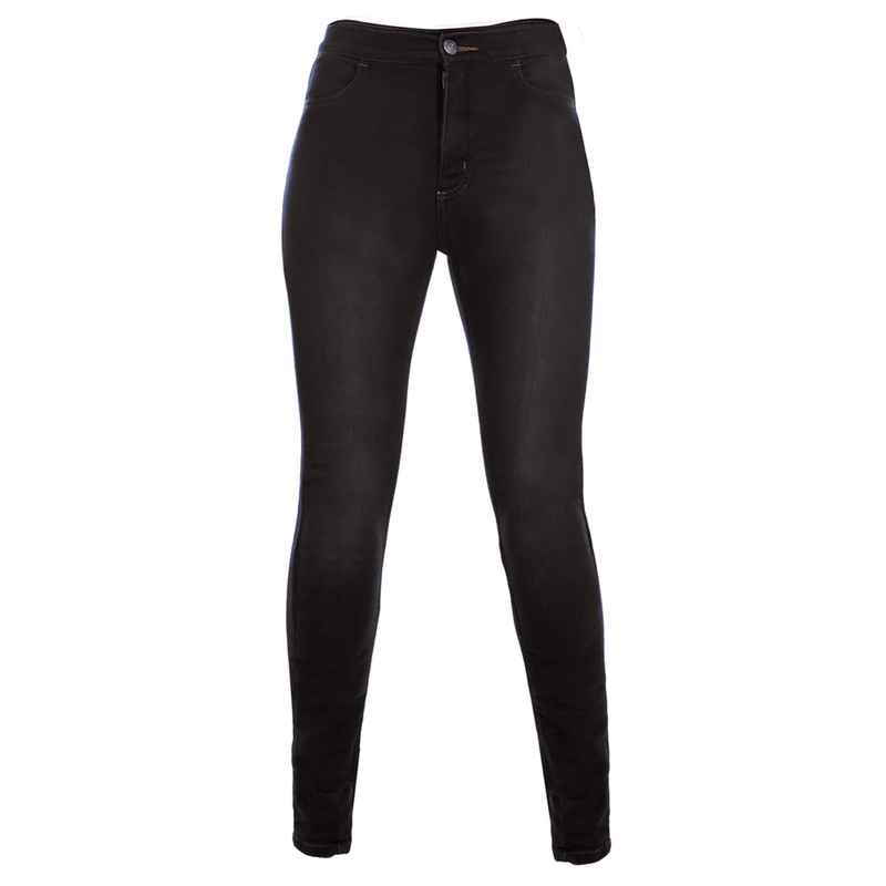 Damskie legginsy Oxford Jeggings czarne skrócone