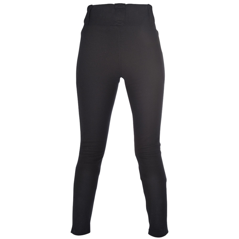 Damskie legginsy Oxford Super Leggings czarne skrócone