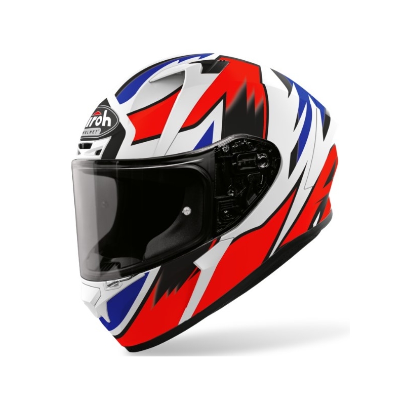 Integralny kask motocyklowy Airoh Valor Replica Zanetti biało-niebiesko-czerwony