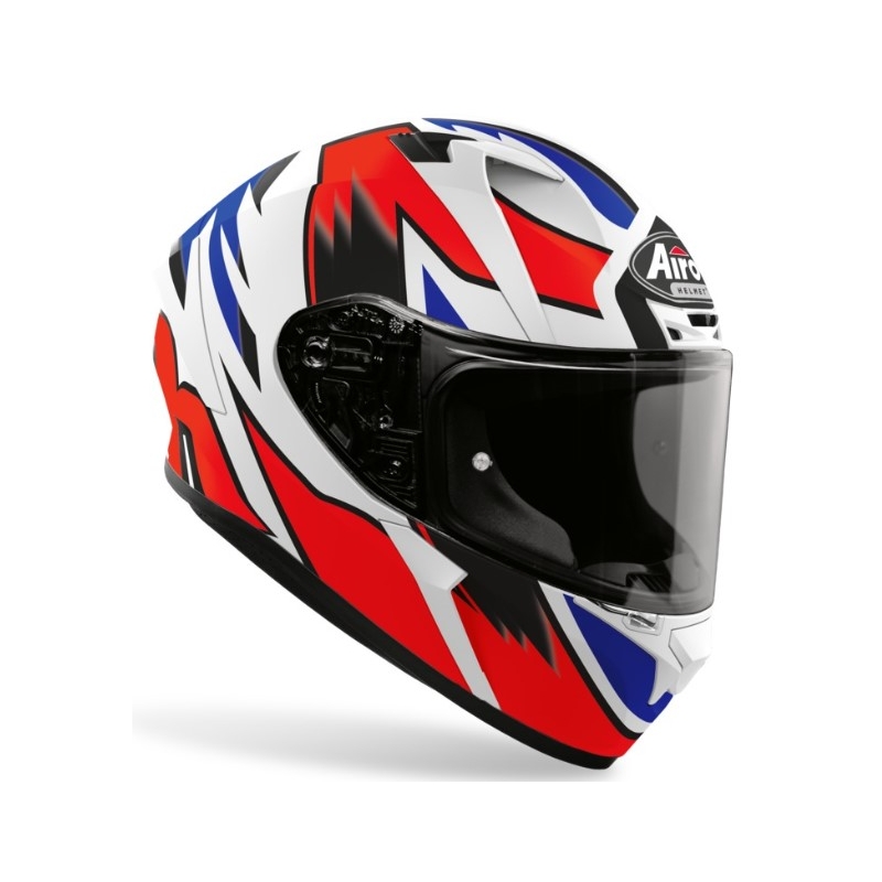 Integralny kask motocyklowy Airoh Valor Replica Zanetti biało-niebiesko-czerwony