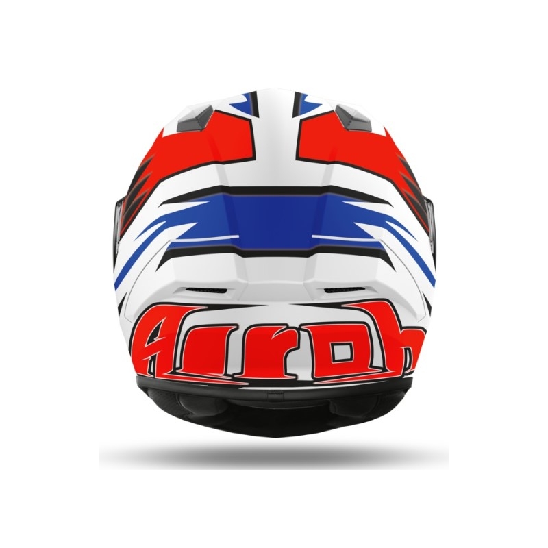 Integralny kask motocyklowy Airoh Valor Replica Zanetti biało-niebiesko-czerwony
