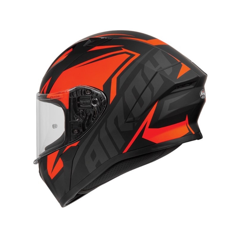 Integralny kask motocyklowy Airoh Valor Impact czarno-pomarańczowy