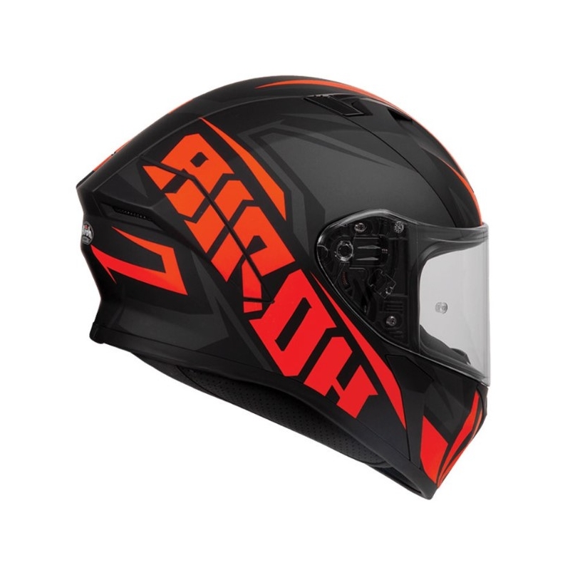 Integralny kask motocyklowy Airoh Valor Impact czarno-pomarańczowy