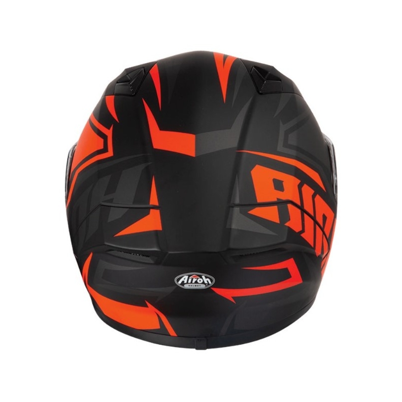 Integralny kask motocyklowy Airoh Valor Impact czarno-pomarańczowy