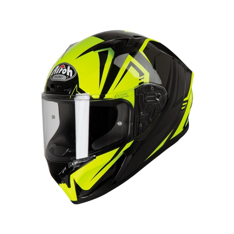 Integralny kask motocyklowy Airoh Valor Raptor czarno-żółty