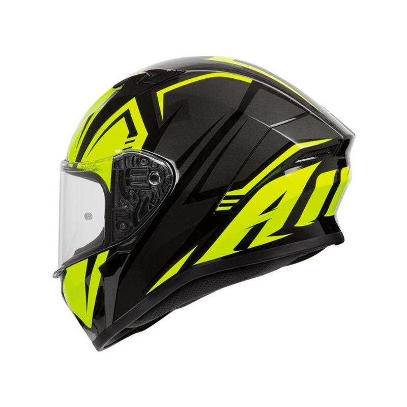 Integralny kask motocyklowy Airoh Valor Raptor czarno-żółty