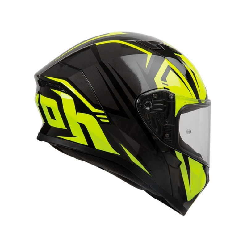 Integralny kask motocyklowy Airoh Valor Raptor czarno-żółty