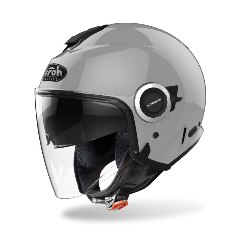 Otwarty kask motocyklowy Airoh Helios Color szary matowy