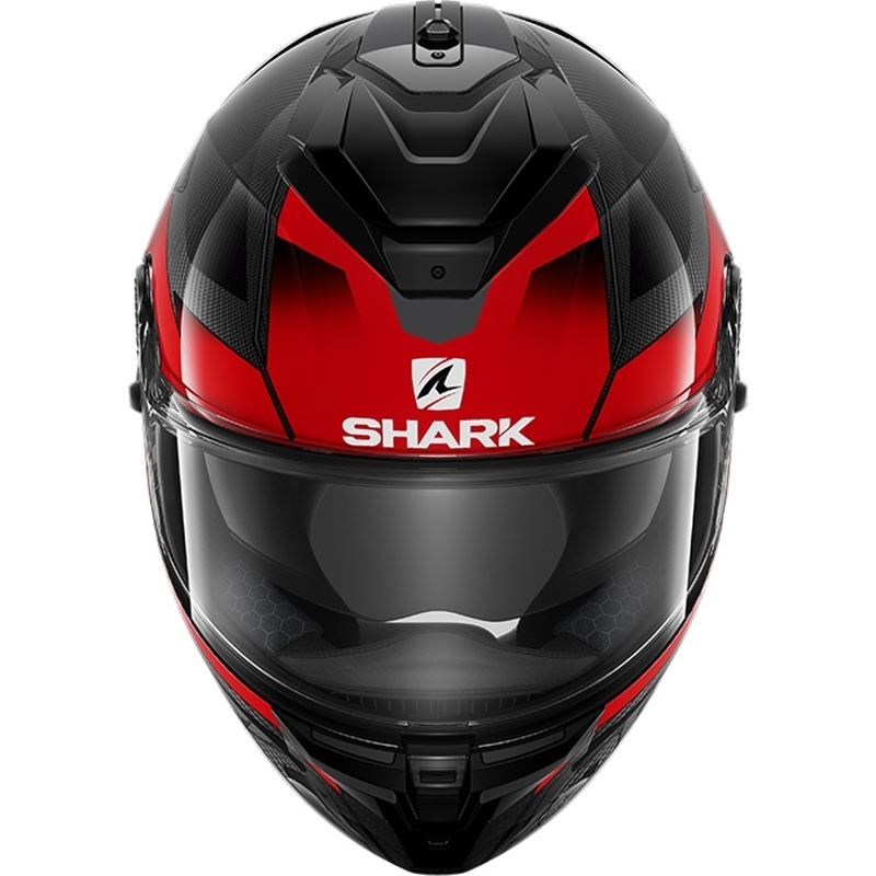 Integralny kask motocyklowy SHARK SPARTAN GT Carbon Shestter czarno-czerwony