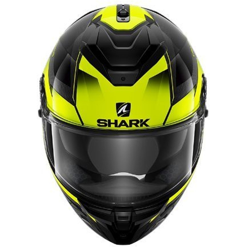 Integralny kask motocyklowy SHARK SPARTAN GT Carbon Shestter czarno-żółty wyprzedaż