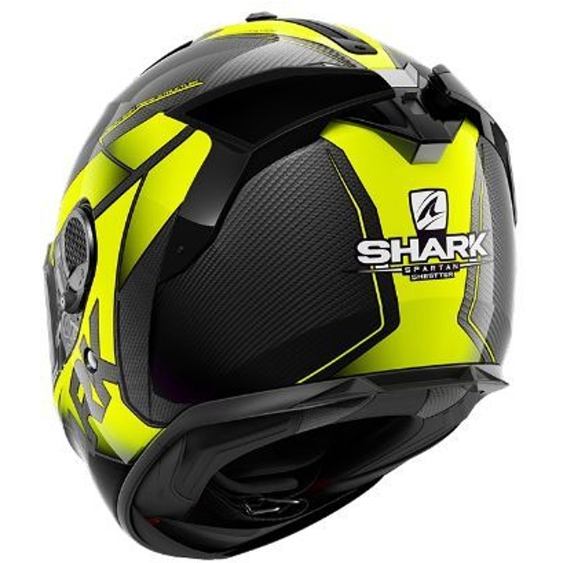 Integralny kask motocyklowy SHARK SPARTAN GT Carbon Shestter czarno-żółty wyprzedaż