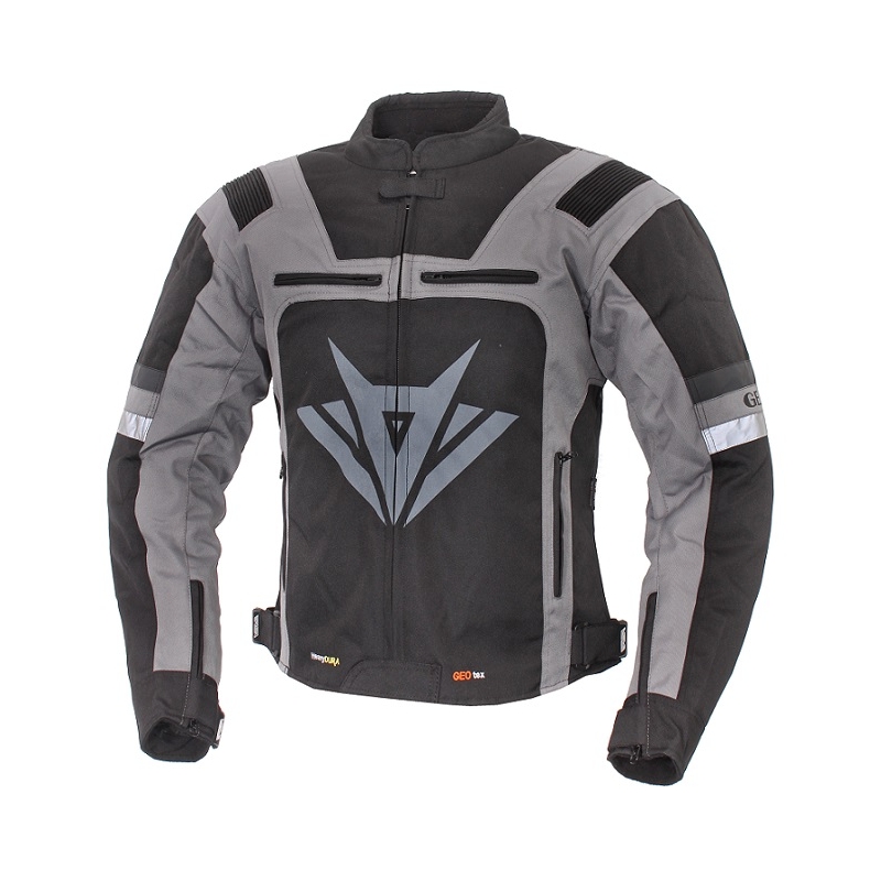 Kurtka motocyklowa RSA Gear czarno-szara wyprzedaż
