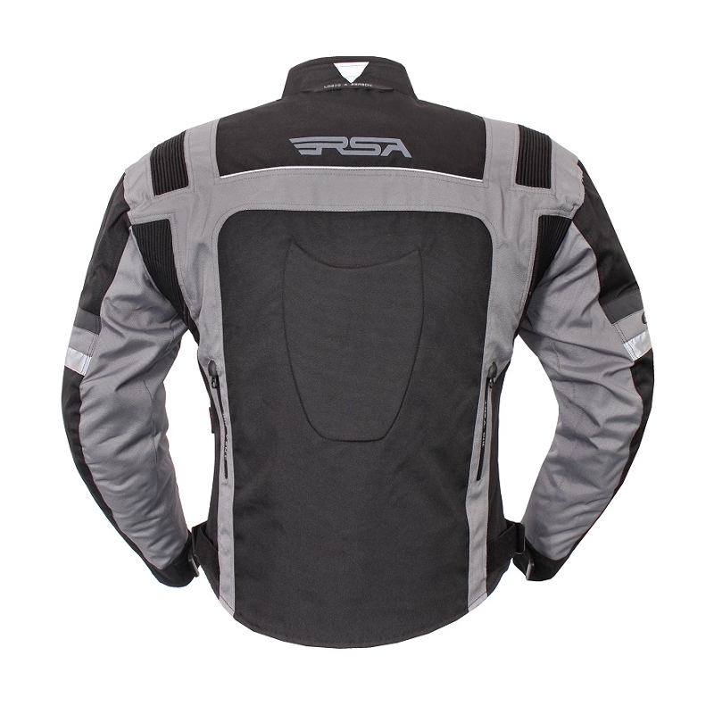 Kurtka motocyklowa RSA Gear czarno-szara wyprzedaż