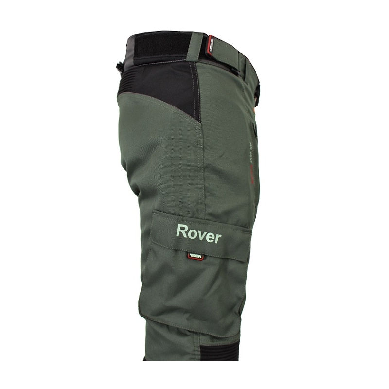 Spodnie na motocykl RSA Rover ciemno zielone wyprzedaż