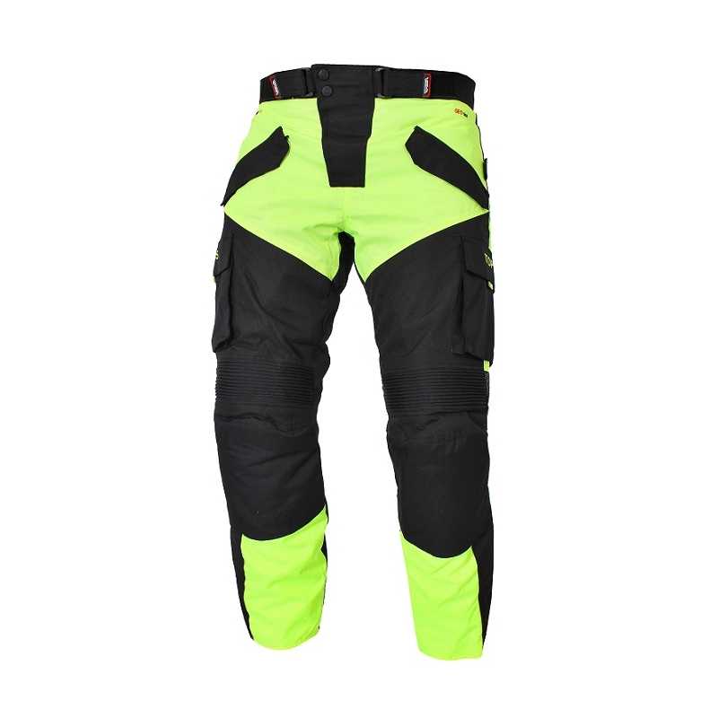 Spodnie na motocykl RSA Tops czarno-fluo żółte wyprzedaż