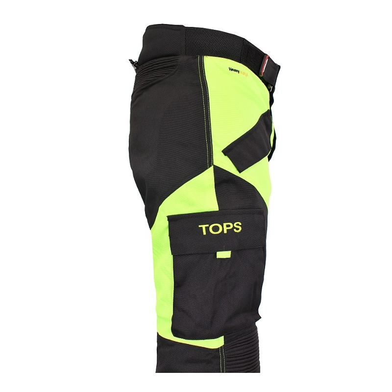 Spodnie na motocykl RSA Tops czarno-fluo żółte wyprzedaż