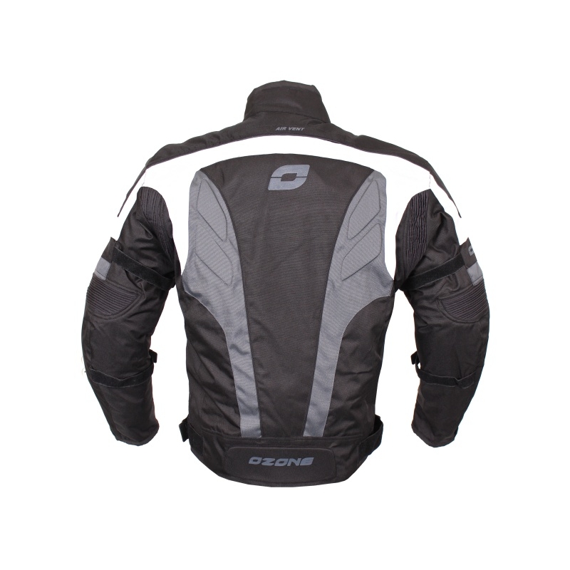 Moto kurtka Ozone Delta 2 czarno-biała wyprzedaż