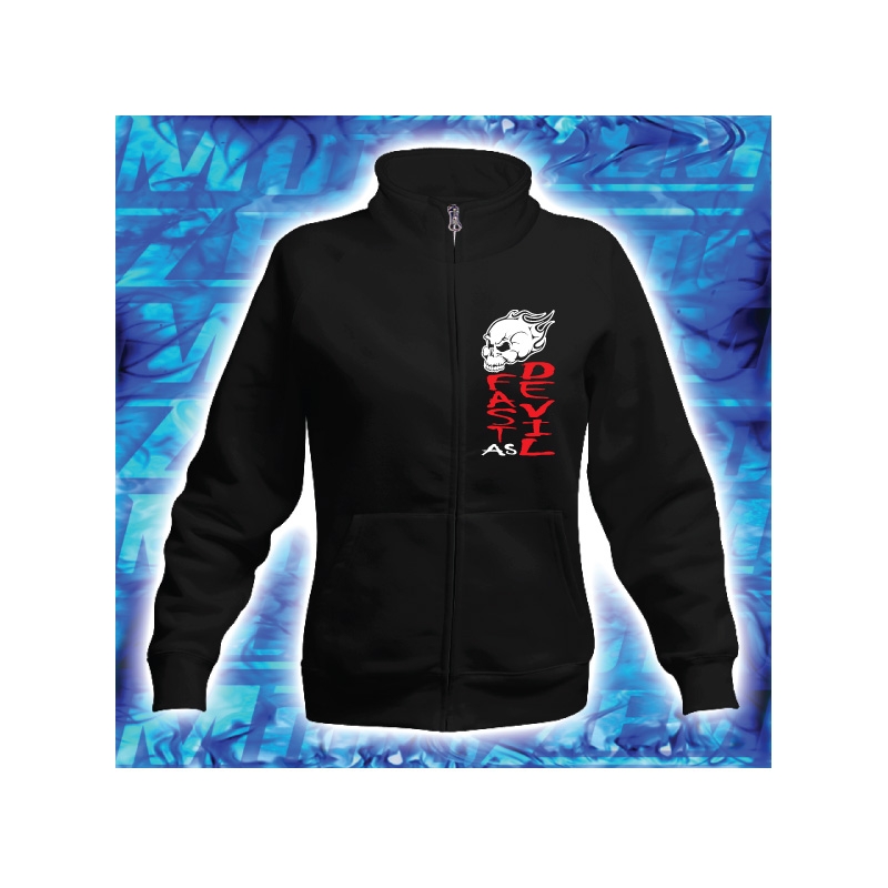 Damska bluza z motywem Fast as Devil