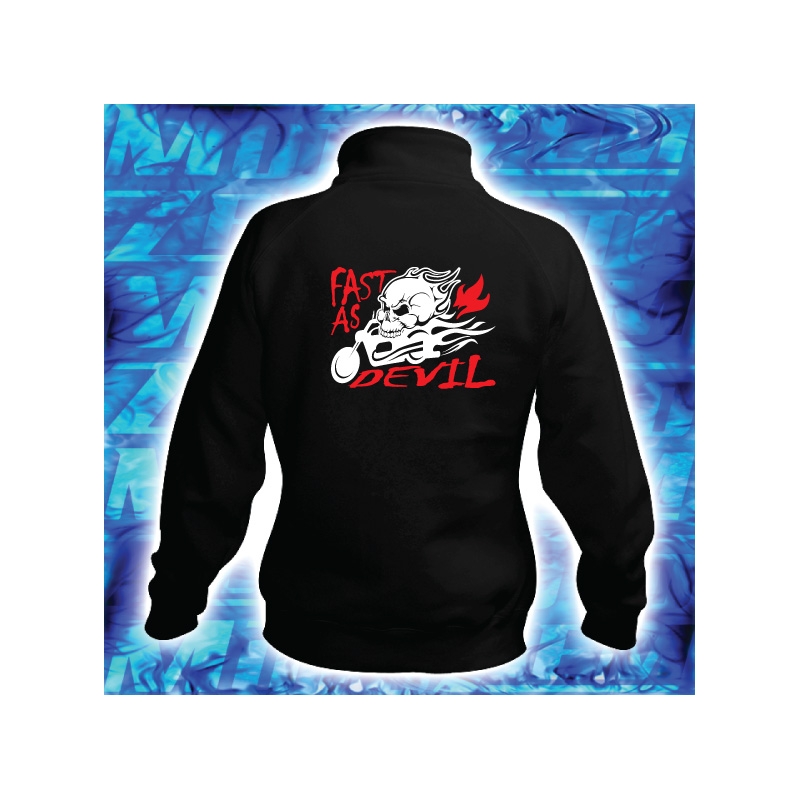 Damska bluza z motywem Fast as Devil