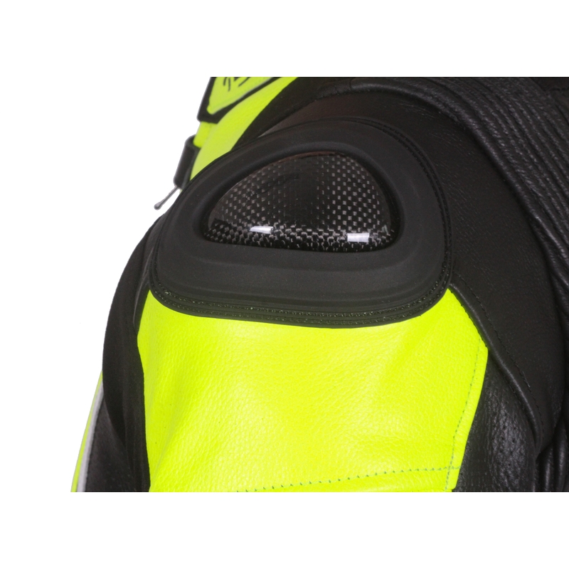 Kombinezon motocyklowy Tschul 585 czarno-fluo żółty wyprzedaż