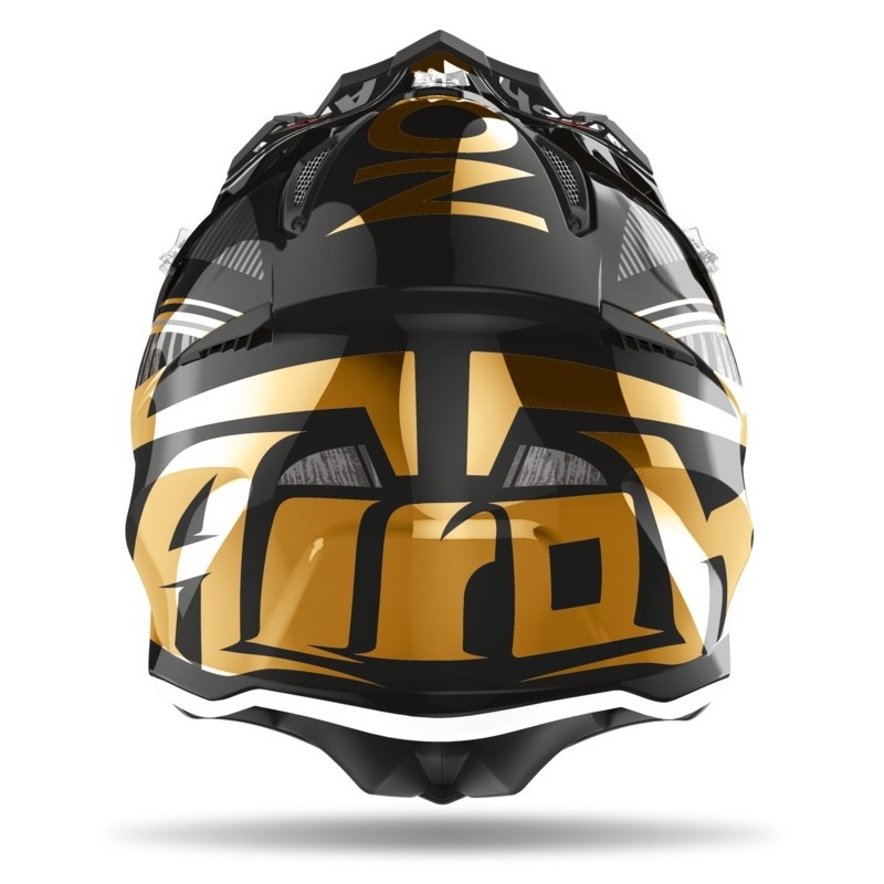 Motocrossowy kask Airoh Aviator Novak 2.3 AMSS czarno-złoty
