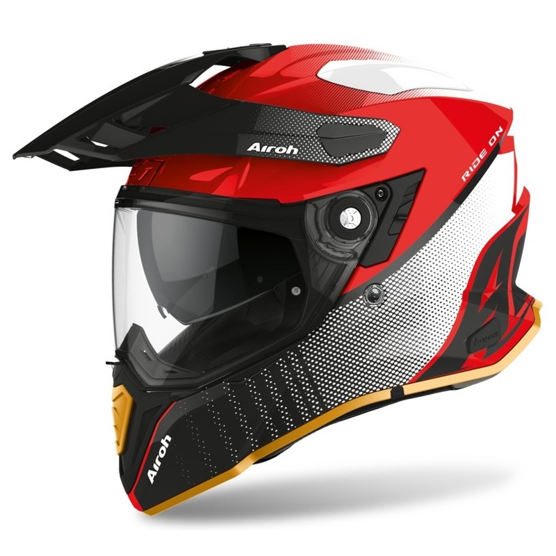 Enduro kask Airoh Commander Progress SE czerwono-czarny
