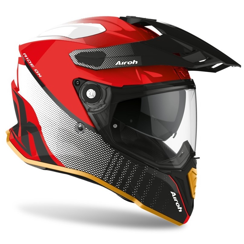 Enduro kask Airoh Commander Progress SE czerwono-czarny