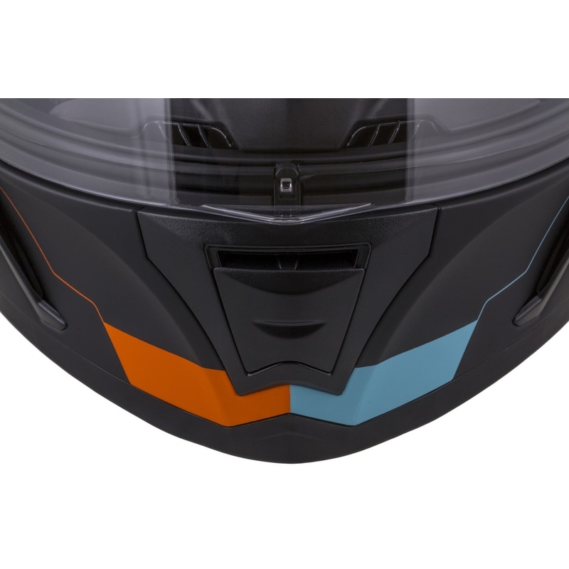 Integralny kask motocyklowy Cassida Integral 3.0 Turbohead czarno-pomarańczowo-niebieski wyprzedaż
