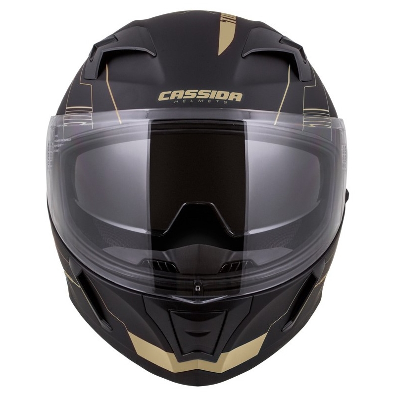 Integralny kask motocyklowy Cassida Integral 3.0 Turbohead czarno-złoty