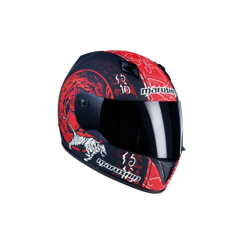 Integralny kask na motocyklu Marushin 778 Tiger 2