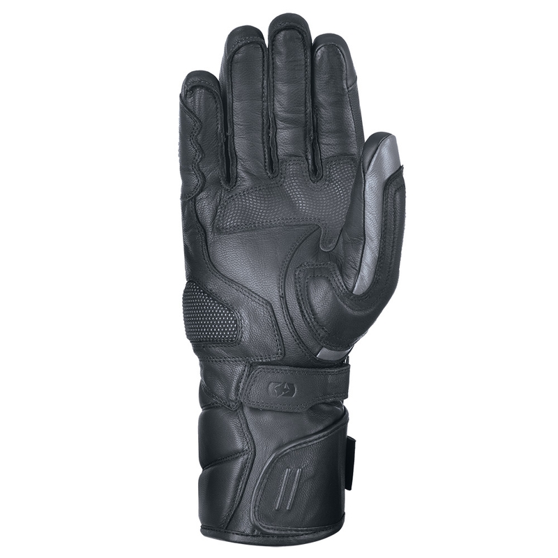 Rękawice motocyklowe Oxford Advanced Mondial długie szaro-czarne