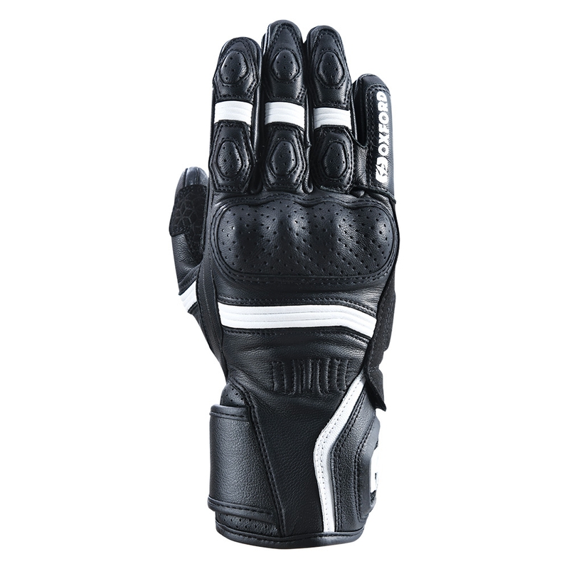 Rękawice motocyklowe Oxford RP-5 2.0 czarno-białe
