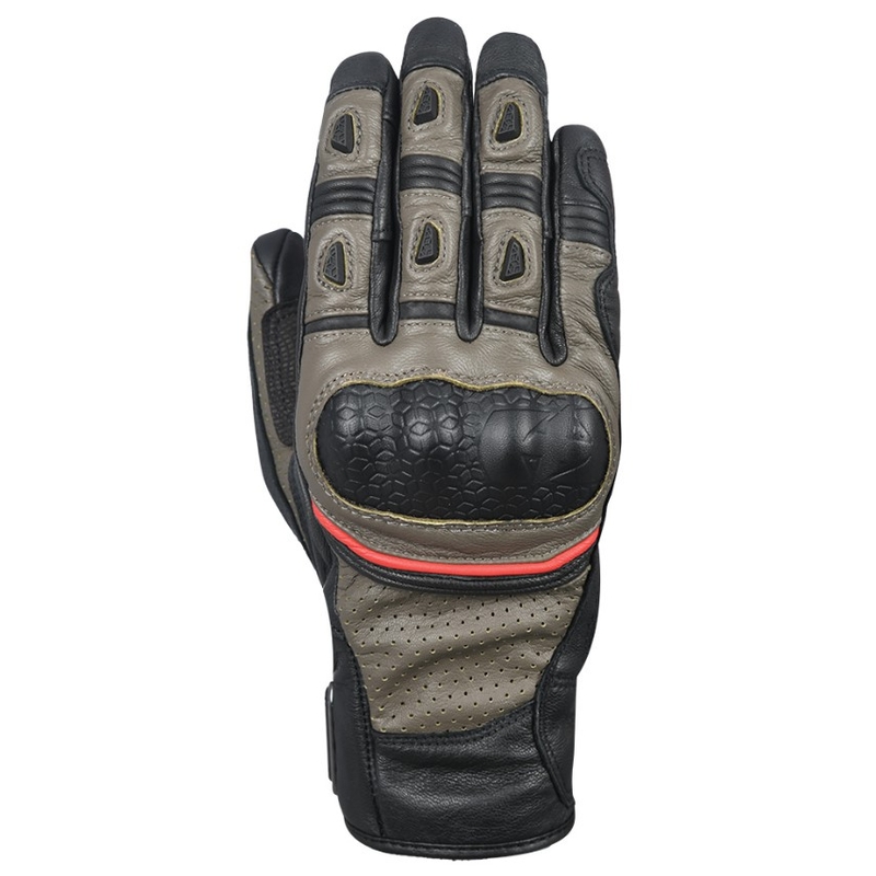 Rękawice motocyklowe Oxford Hawker brązowo-czarne wyprzedaż