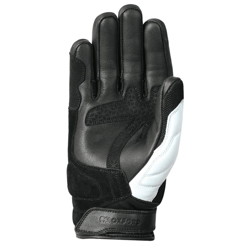 Rękawice motocyklowe Oxford RP-6S czarno-biało-fluo żółte