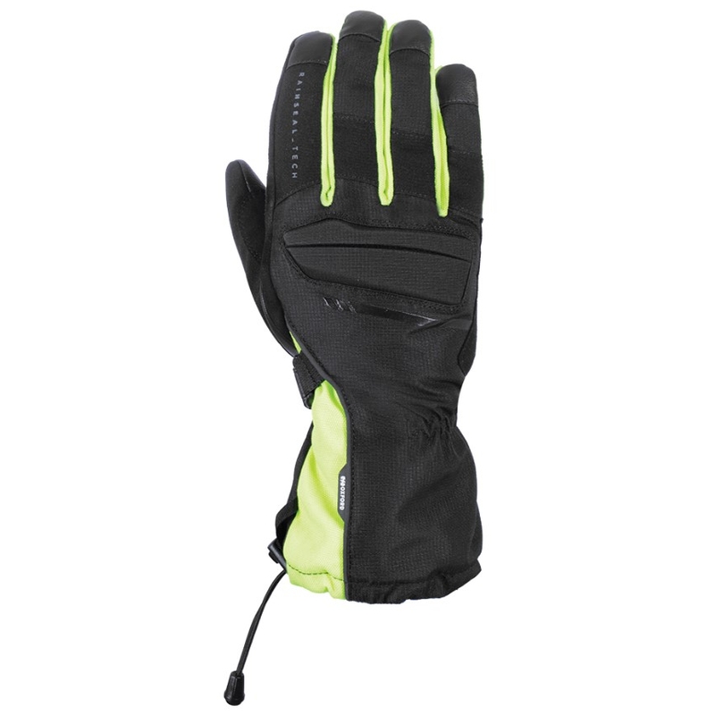 Rękawice motocyklowe Oxford Convoy 2.0 czarno-fluo żółte