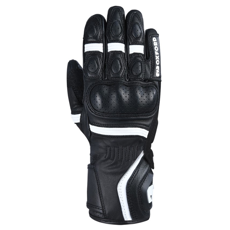 Damskie rękawice motocyklowe Oxford RP-5 2.0 czarno-białe