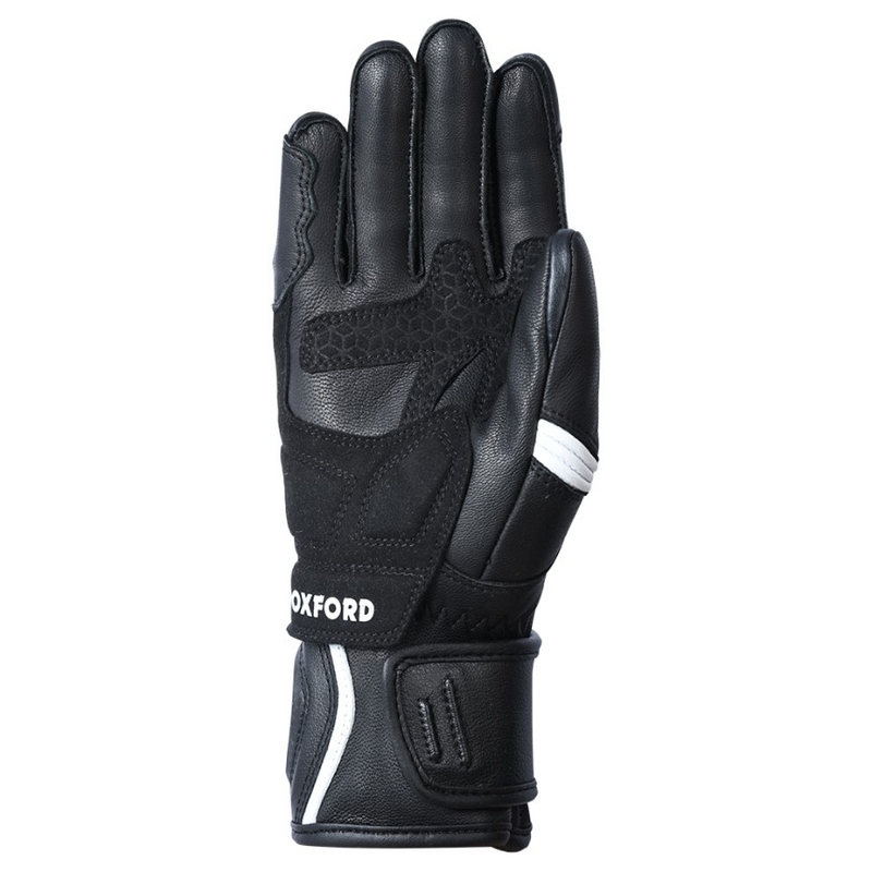 Damskie rękawice motocyklowe Oxford RP-5 2.0 czarno-białe