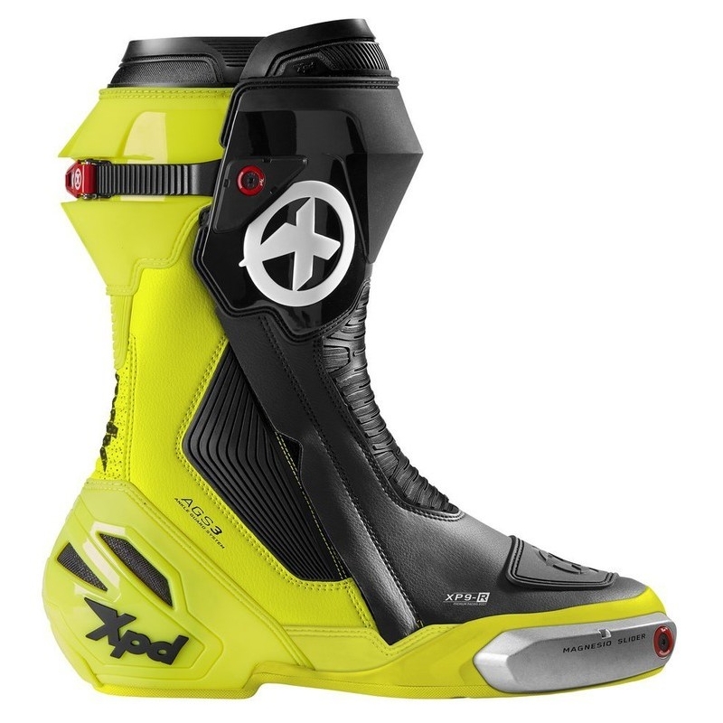 Buty motocyklowe XPD XP9-R czarno-fluo żółte